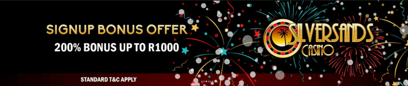 SilverSands Casino welcome bonus